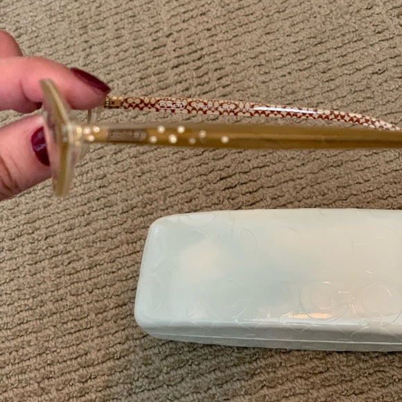 Coach Womens Glasses (clear lense) - Picture 4 of 5
